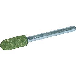 ゴム軸付砥石（軸径3mm）砲弾型,入り組んだ形状や、角になった部分の細かい作業に使用