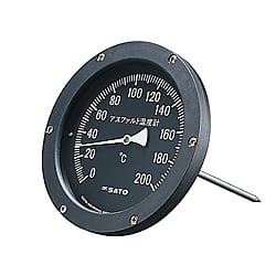 バイメタル式アスファルト用温度計大型 2250-10