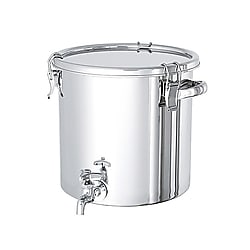 蛇口付ステンレス密閉タンク　CTH-Wシリーズ