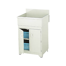 塩ビ流し台 一槽シンク（奥行500,高さ970mm）【アズワン】