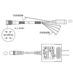 3810DSⅡ専用ACアダプタ電源 PSK-38DSⅡ