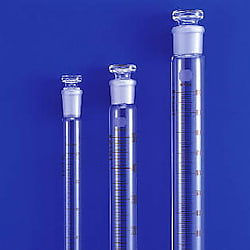 三商印比色管ネスラー 50ml 栓22シルバーステン1/1目盛