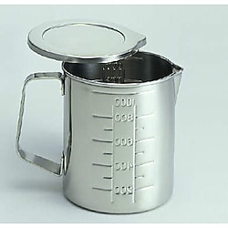 ステンレス目盛付ビーカー 手付 500ml 本体のみ 画像