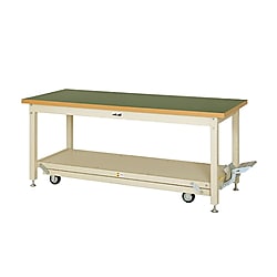 ワークテーブル　ペダル移動タイプ　均等耐荷重2000㎏(固定時)