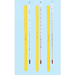 アルコール棒状温度計