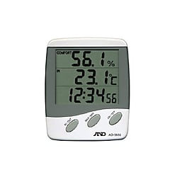 A&D 時計付き温湿度計 AD-5680