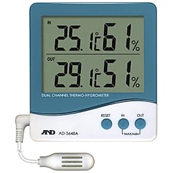 A&D 外部センサ付温湿度計 AD-5648A