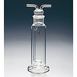 ガス洗浄瓶(板フィルタ付) 容量 125mL