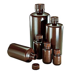 NalgenePE褐色細口試薬瓶(中栓なし) 2004-0032