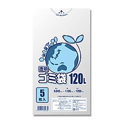 LD透明ゴミ袋 #045 120L