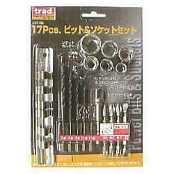 17Pcs ビット&ソケットセット