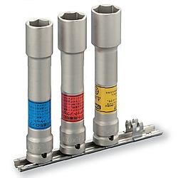 インパクト用薄形ロングホイルナットソケットセット（ホルダー付） HA403LLN 画像