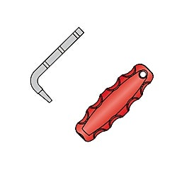 カッタ用部品 グリップ/スパナ
