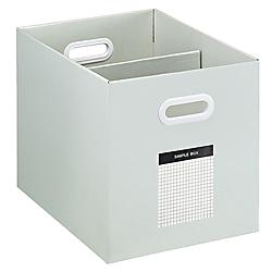 サンプルボックス ワイド A4 グレー A4-WFD-M