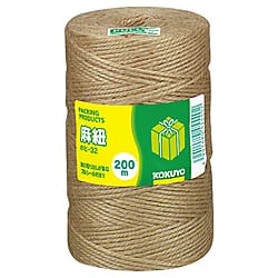 麻紐 きなり色 200m巻 チーズ巻き ホヒ-32