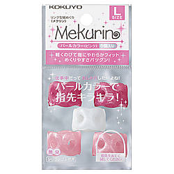紙めくり リング型 メクリン 5個入り L ピンク メク-P22P