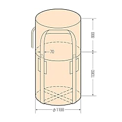 コンテナバッグ 丸型（短期使用タイプ）