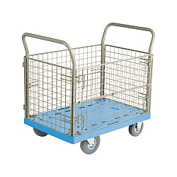 ノーパンク樹脂網台車 両面開閉式