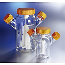 バッフル付ガラススピナーフラスコ 3000/6000/8000ml