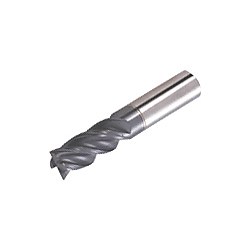 4枚刃 ねじれ角38°不等分割エンドミル TEC-E4L-CF