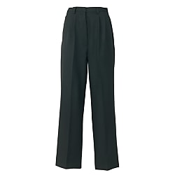 AZ-8633 レディースシャーリングパンツ(2タック)