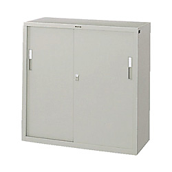 引違い書庫（スチール戸）棚板耐荷重：等分布40Kg