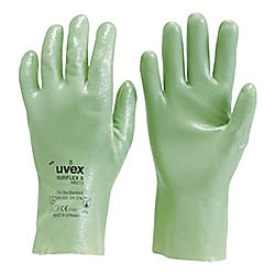 UVEX 耐溶剤手袋 ルビフレックス NB27S M