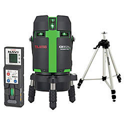 NAVI GEEZAセンサーKJC （縦:4方向矩・水平全周・地墨）本体+受光器+三脚