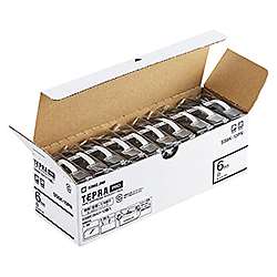 PROテープ エコパック 白ラベル 6mm 10個入