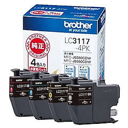 インクカートリッジ 4色パック LC3117-4PK