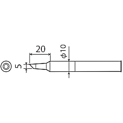 替こて先 CXR-60/CXR-80用  CXR-80RT-5C