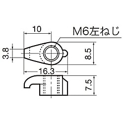 TAC工具部品 押え金 CP536