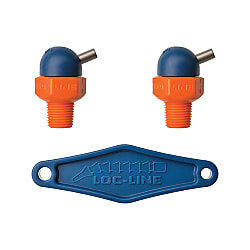 ロックライン 1/8NPT/BSPT ねじ付CT型ノズル6.4mm