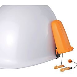 トーヨーセフティ ヘルメット取付用収納式耳栓 NO.1962-S
