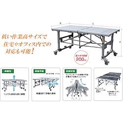 ナカオ コンステージ 移動式室内足場 H=870
