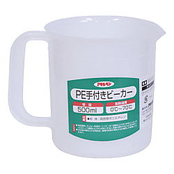 アサヒペン PE手付きビーカー 500ml 3012-09