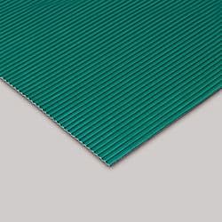 テラモト 筋入ゴム 3mm厚 緑 1m×20m