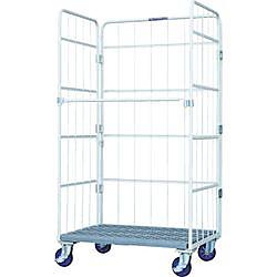 ワコー 床板プラスチック製カゴ車 1100x800x2000