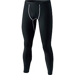BTパワーストレッチ 前開きロングタイツ ブラック