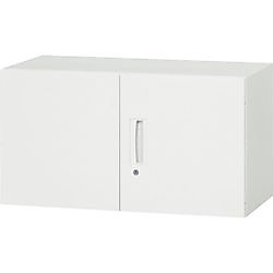 ダイシン 壁面収納庫 両開き型 上置き専用W800 ホワイト V840-05H