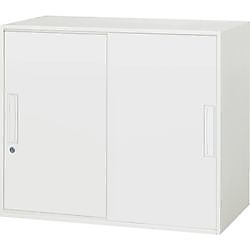 ダイシン 壁面収納庫 引戸型 上下兼用W800 ホワイト V840-07S