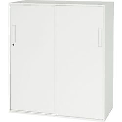ダイシン 壁面収納庫 引戸型 下置き専用D400 ホワイト