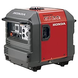 HONDA 防音型インバーター発電機 2.4kVA（交流/直流）車輪無 オイル警告装置付