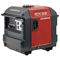 HONDA 防音型発電機 2.2kVA（交流専用）車輪無 オイル警告装置付