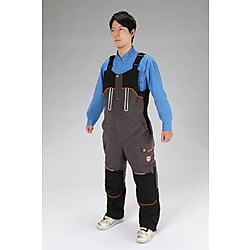 防寒オーバーオール（黒／灰）