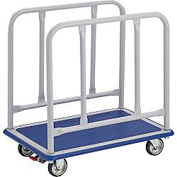 プレス製運搬車 ドンキーカート （サイドハンドルタイプ・ストッパー付）
