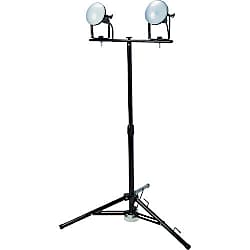 LED投光器 DELKURO（デルクロ）三脚タイプ　2灯　アース付　2芯3芯両用タイプ