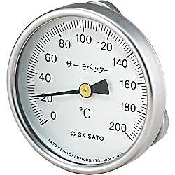 バイメタル式表面温度計　サーモペッター
