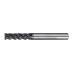 超硬4枚刃不等分割不等リードエンドミル43°／48°刃長4.0D E144-4.0X