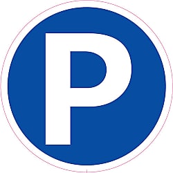 表示シール 駐車場